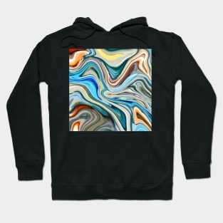 Liquid Marble Texture Hoodie